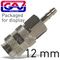 GAV Universal Quick Coupler W/12mm Hose Tail Packaged